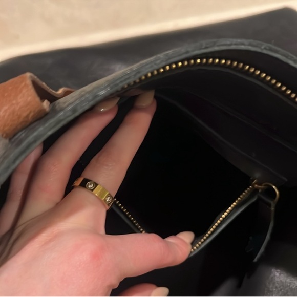 Madewell Leather Tote Black - Picture 11 of 13